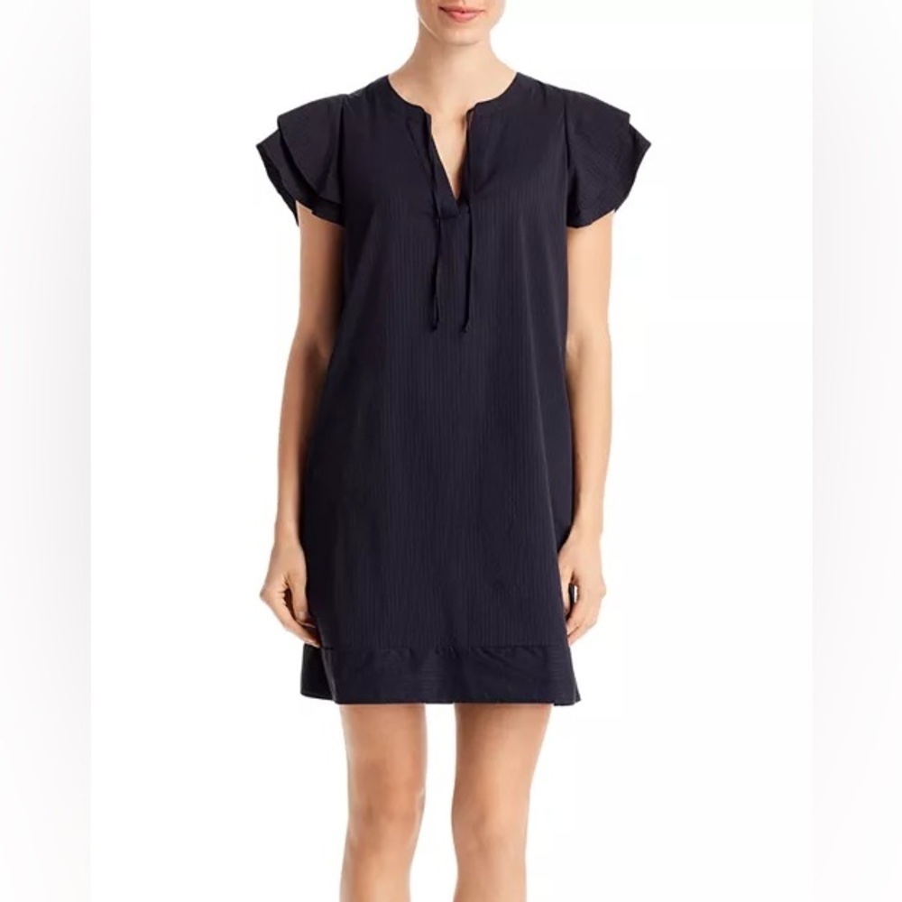 Vineyard Vines Harbor Flutter Tunic Dress in Navy Size M